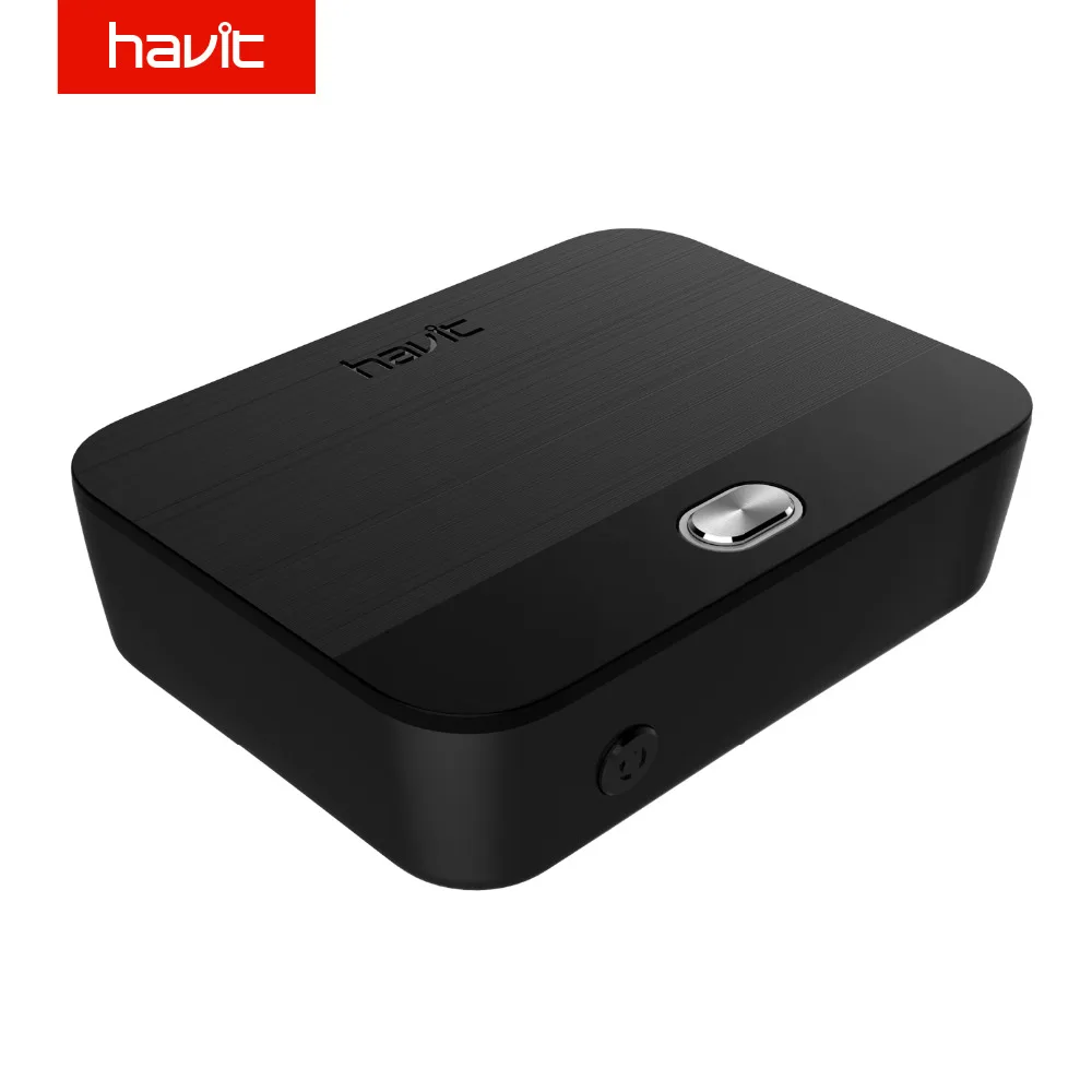 HAVIT 3,5 мм Bluetooth адаптер аудио приемник передатчик 2-in1 V4.1 Беспроводной ключ Bluetooth aptX Low Latency цифровой HV-BT022