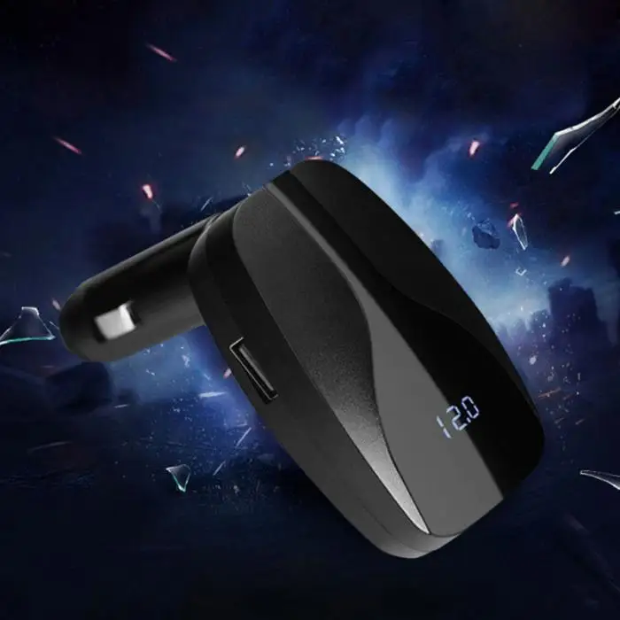 Автомобильный воздухоочиститель автомобиля, работающий через USB быстрое зарядное устройство цифровой дисплей пыль дым PM2.5 для удаления F-Best