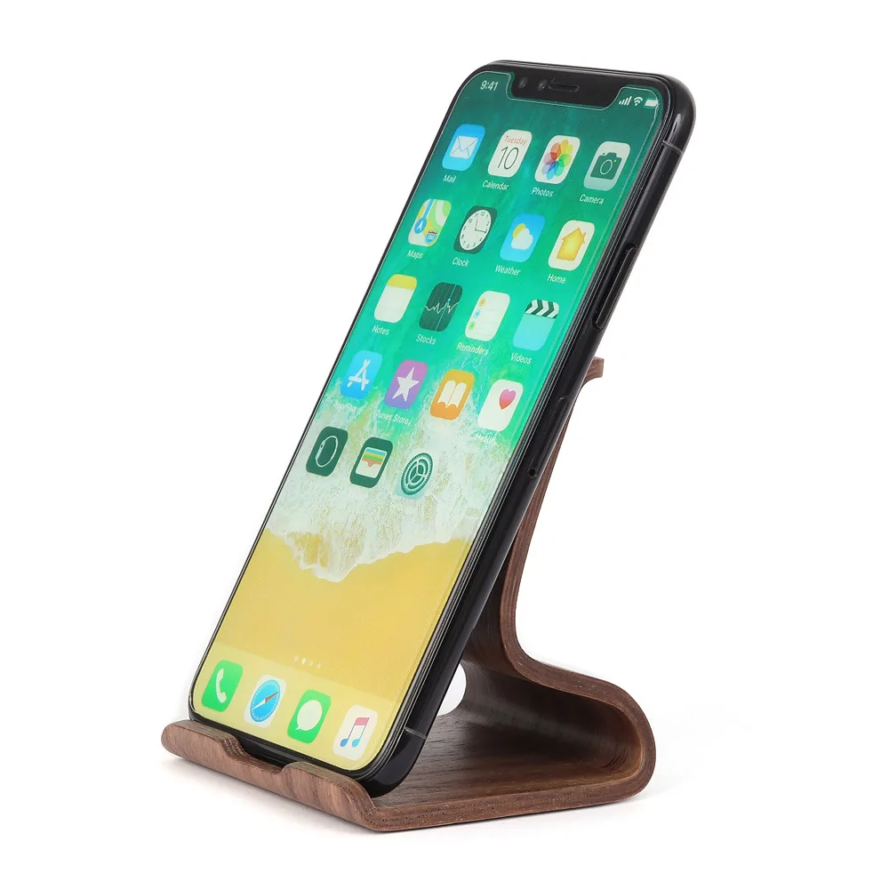 

Universal Phone Stand Ultra Thin Lightweight Protable Wooden Tablet Phone Holder Stand Support For IPad Tablet PC For Iphone
