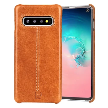 

Original Pierre Cardin Case For Samsung Galaxy S10/ S10 Plus Back Case Cover Vintage Genuine Leather Case For Samsung S10/ Plus