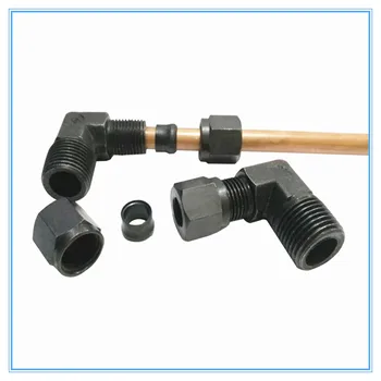 

High pressure tubing transition joint hydraulic carbon steel card sleeve pipe joint M10*1 M12*1.5 M14*1.5 M16*1.5 M18*1.5