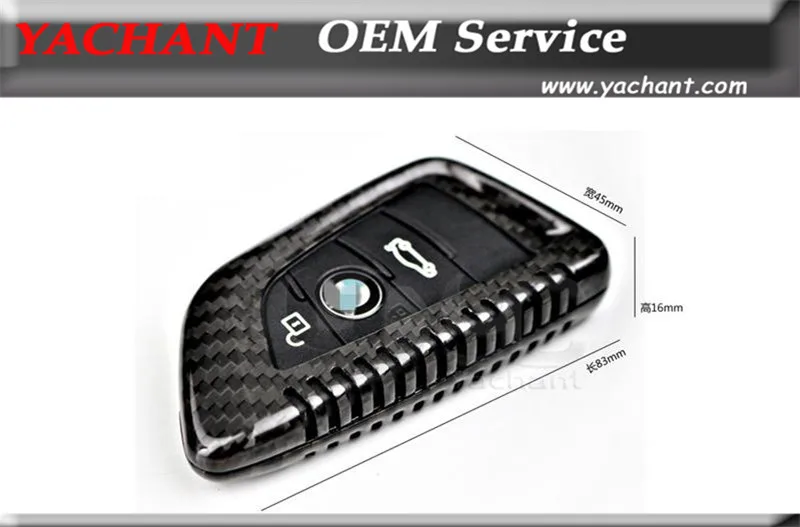 New Coming High Quality Fitment 100 Dry Carbon Fiber Key Case Fit For BMW For 2014 X5 2016 X6