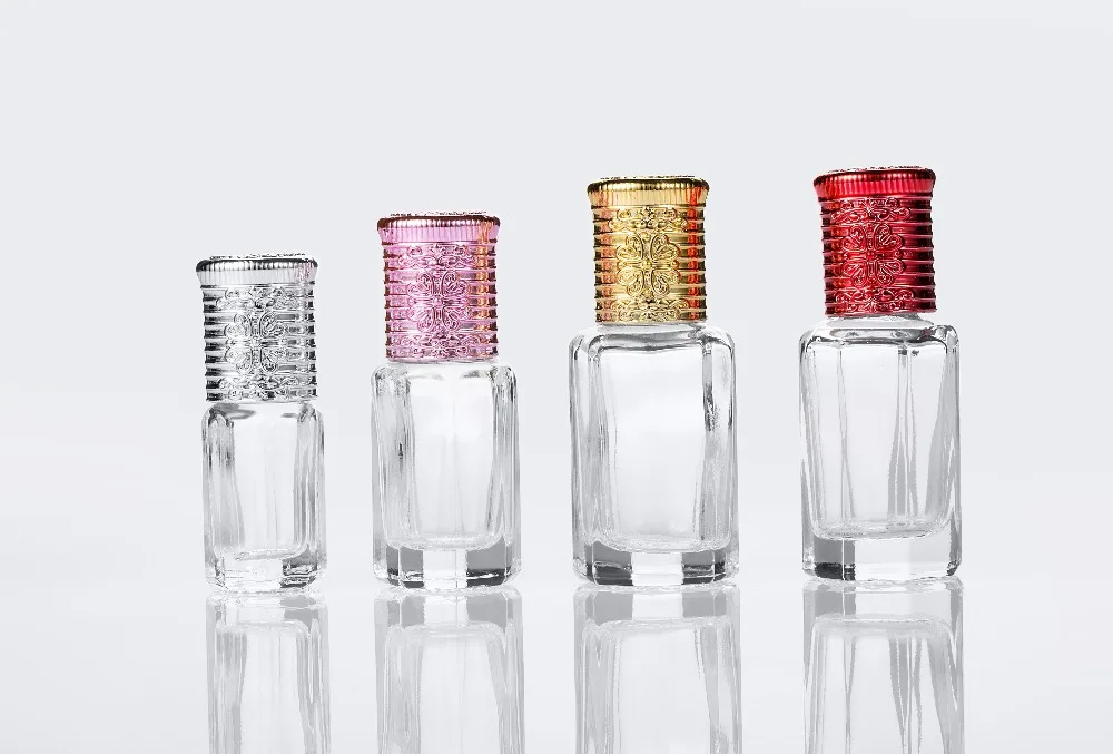 

MUB - 3ml 10ml Octagonal Glass Bottle with Lid, Aroma Roll on Bottle, Perfume Roller Bottles, Essential Oil Packaging