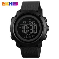 Luxury Waterproof Digital Sport Watch - Men's Fashion Timepiece with Alarm Clock (Black Black)