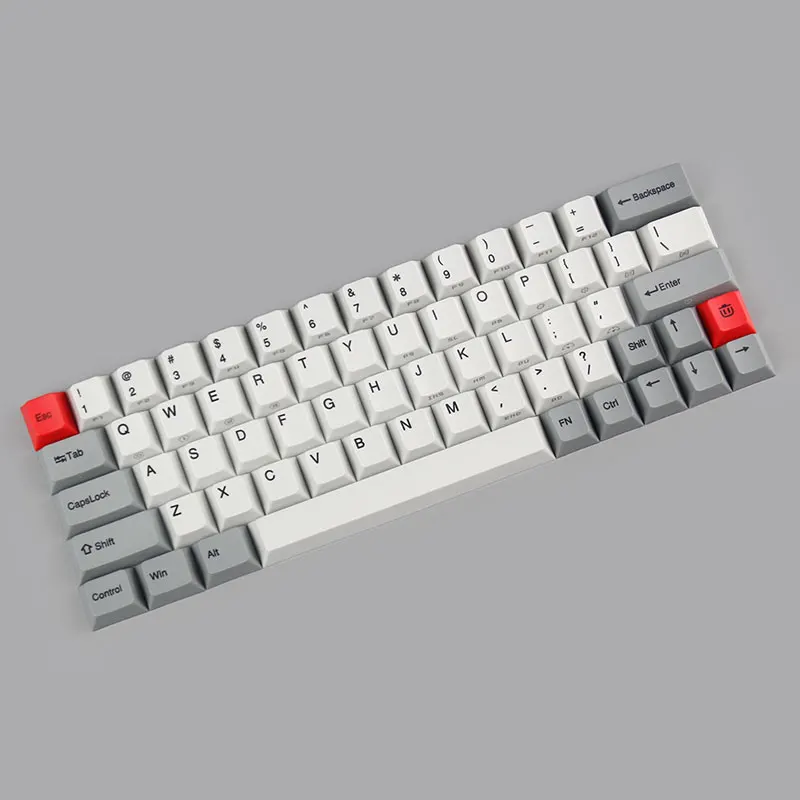 

kbdfans new arrival pbt keycaps diy mechanical keyboard gk64 keycaps 2u shift dz60