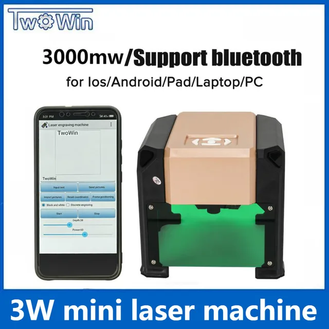 Special Price Upgrade Bluetooth 3000MW Purple CNC Laser Engraving Machine AC 110-220V DIY Engraver Desktop Wood Router/Cutter/Printer Special Price Upgrade Bluetooth 3000MW Purple CNC Laser Engraving Machine AC 110-220V DIY Engraver Desktop Wood Router/Cutter/Printer