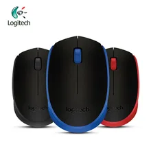 Logitech M171 2,4 ГГц Беспроводной игровой Мышь с нано-приемник 1000 Точек на дюйм разрешения Мощность для портативных ПК Поддержка офисные проверки