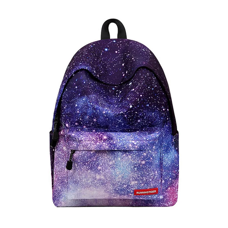 Women backpack for teenage girls Schools Bag Unisex Stars Universe