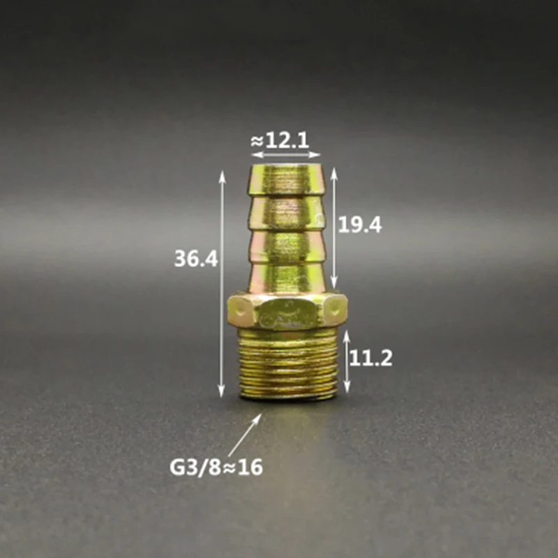 Наконечник шланга 12 мм x 3/8 &quotBSP наружная резьба высокого давления гидравлический