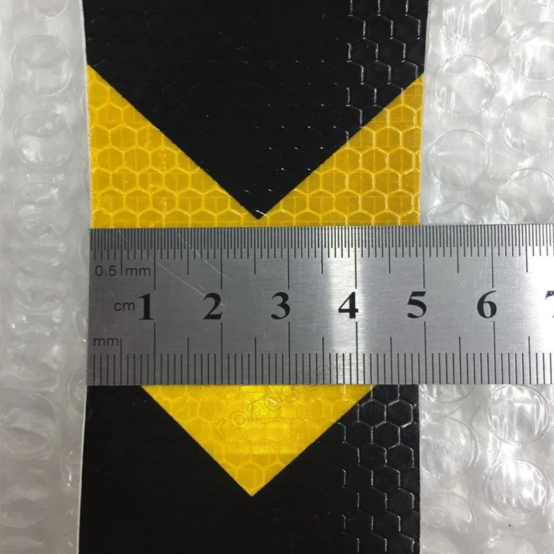 50mmx25m Shining reflective warning tape with arrow printing