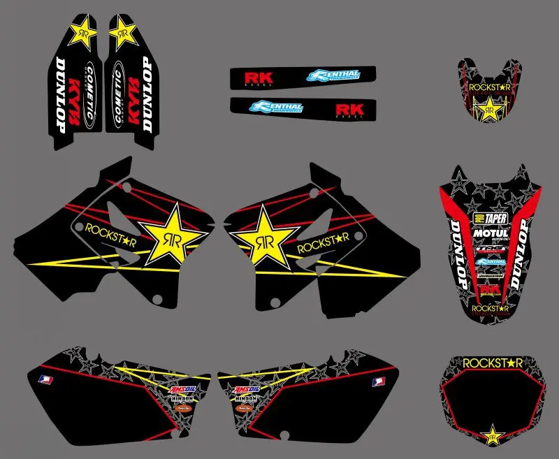 

Motorcycle TEAM DECALS GRAPHICS BACKGROUNDS STICKERS For Suzuki RM125 RM250 2001-2012 2002 03 04 05 06 07 08 09 10 2011 2012