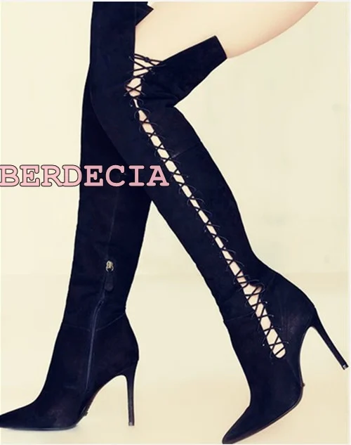 pointed toe high heel booties