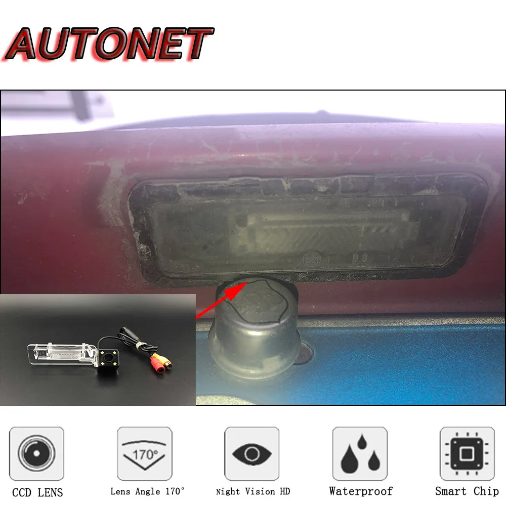 AUTONET 백업 후면보기 카메라 Smart Fortwo W451 2007 2008 2009 2010 2011 2012 2013 2014 야간 투시경 번호판 카메라