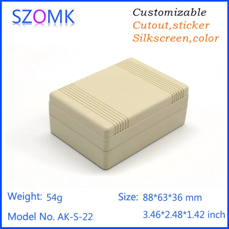 plastic enclosure for electronics control box szomk diy enclosure junction box plastic housing small abs instrument enclosure distribution box black plastic box enclosure electronics case (6).jpg