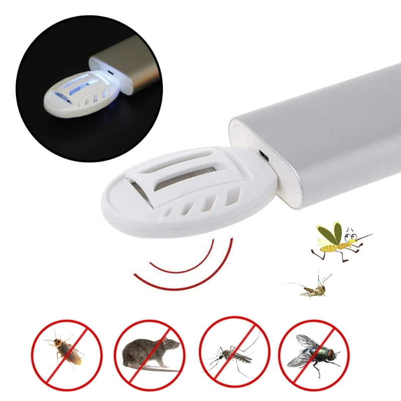 Новинка 2019 портативный USB Электрический репеллент от комаров убийца для пеших