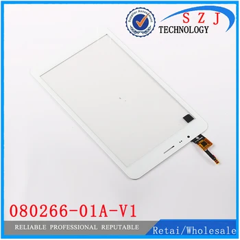 

Original 8'' inch 080266-01A-V1 Touch Screen Panel Digitizer Glass Replacement Parts Free shipping black + white