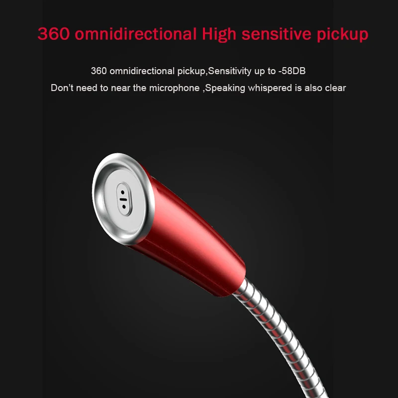 Микрофон USB всенаправленный для ПК компьютера ноутбука микрофоны вокала
