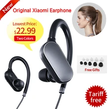 Оригинал Сяо Mi Спортивные наушники Bluetooth 4.1 музыка наушники MIC IPX4 Водонепроницаемый Беспроводной гарнитура для Mi6 Fone де ouvido