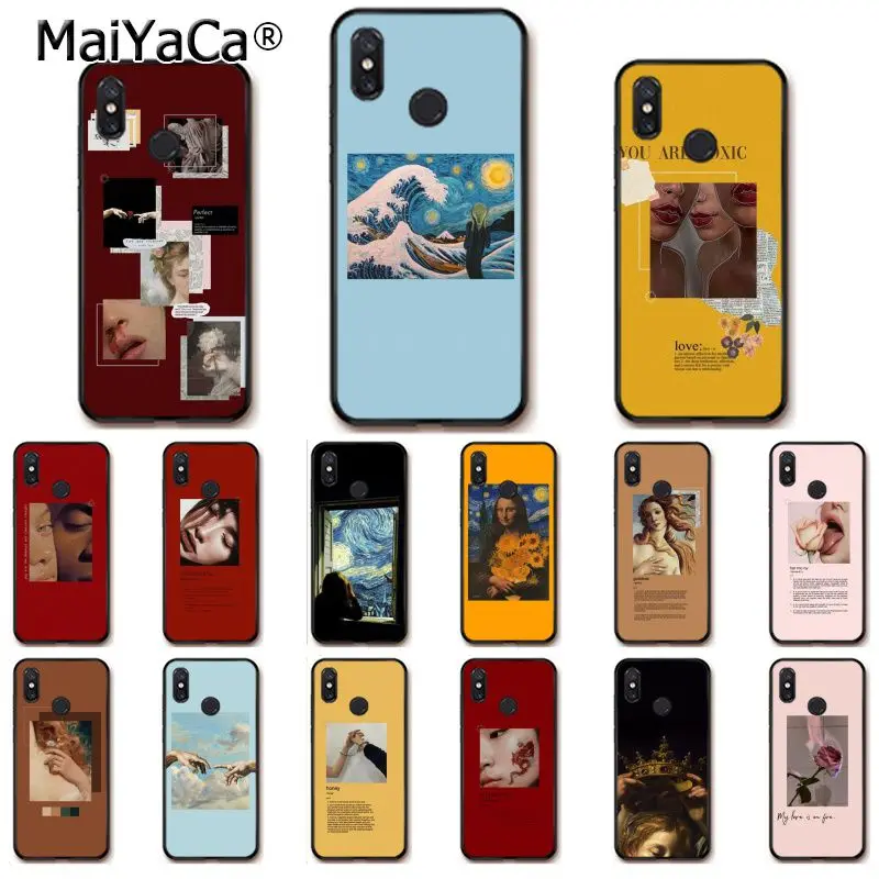 MaiYaCa прекрасное искусство эстетика Ван Гога Мона Лиза чехол для телефона Xiaomi Redmi8