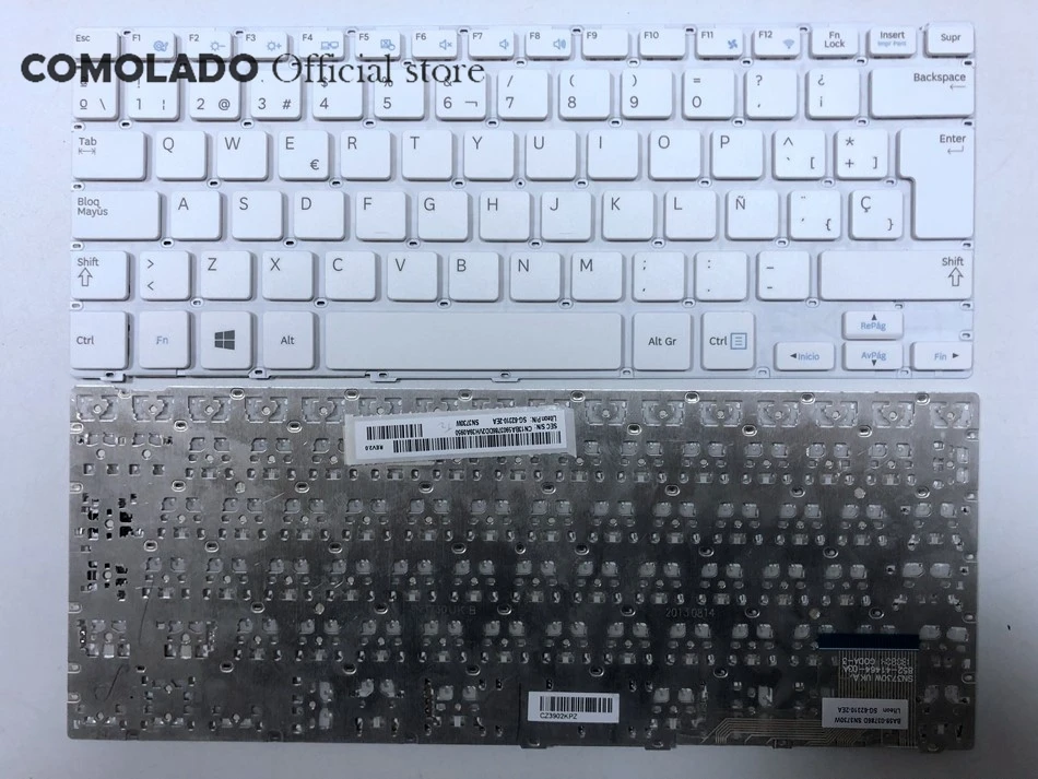 SP Spanish Keyboard For SAMSUNG 905S3G 915S3G NP915S3G NP905S3G White Laptop Keyboard SP Layout -1