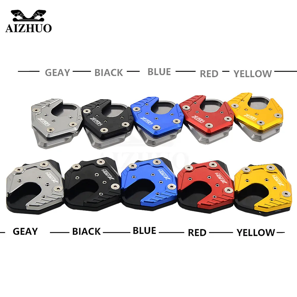 

For HONDA X-ADV XADV ampliar 2017 2018 CNC Aluminum Motorcycle Accessories Foot Kickstand Extension Side Stand Enlargement Plate