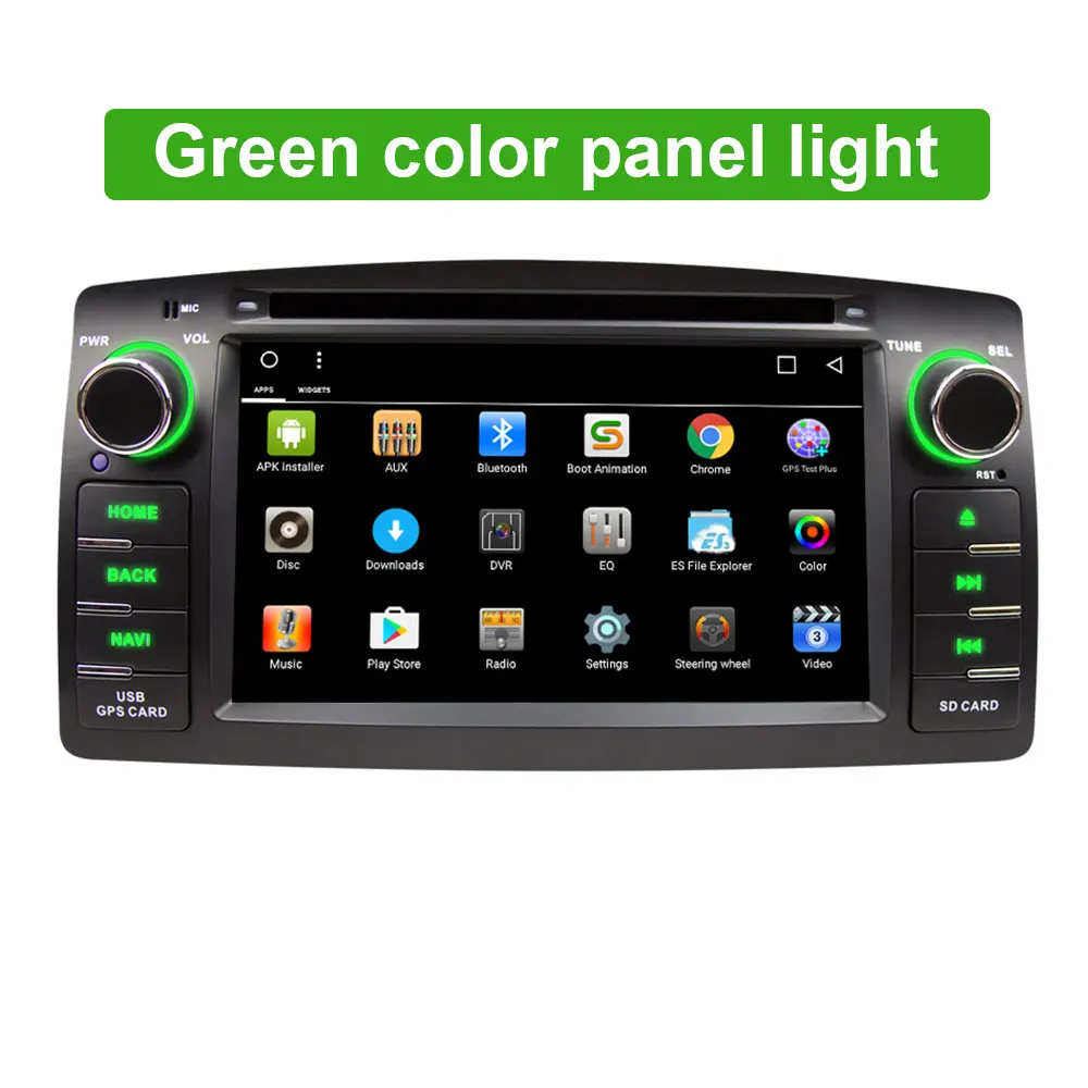 Perfect Eunavi 2 Din Car DVD For Toyota Corolla E120 BYD F3 Android 8.1 Quad core RAM 2G 2Din Car DVD stereo GPS with touch screen WIFI 3