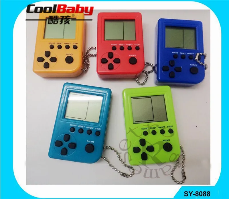 US $475.00 Portable Game Consoles Retro Mini Puzzle Children Russian Box Game Console Random Color LCD Players Educational Electronic Toys