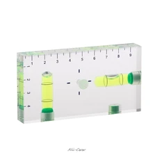 Высокоточный прозрачный двухнаправленный Магнитный уровень пузырьковый мини-уровень