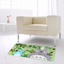 Горячий коврик Тоторо супер мягкий коралловый флис мультфильм ковры и ковры для дома гостиной Противоскользящий кухонный ковер ванная ковер