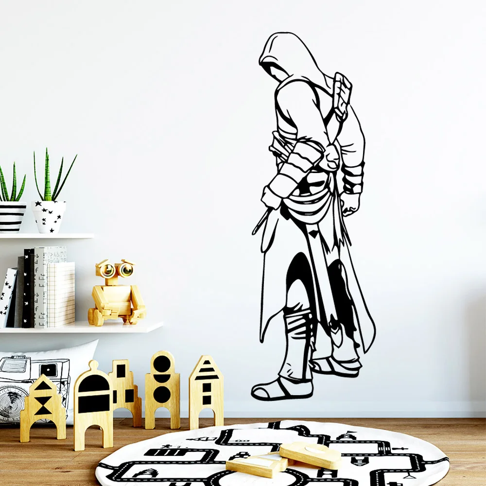

Cartoon Assassin Wall Stickers Vinyl Art Decals Decor For Living Room Kids Room Vinyl Art Decal