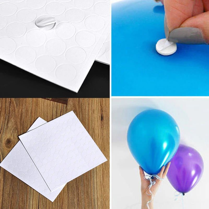 100 Points Balloon Attachment Glue Dot Attach to Ceiling Wall Party Home Decor