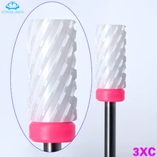 Супер керамическая насадка для ногтей дрель электрические сверла для ногтей фрезерный станок для ногтей инструменты для маникюра педикюр машина Керамический Резак