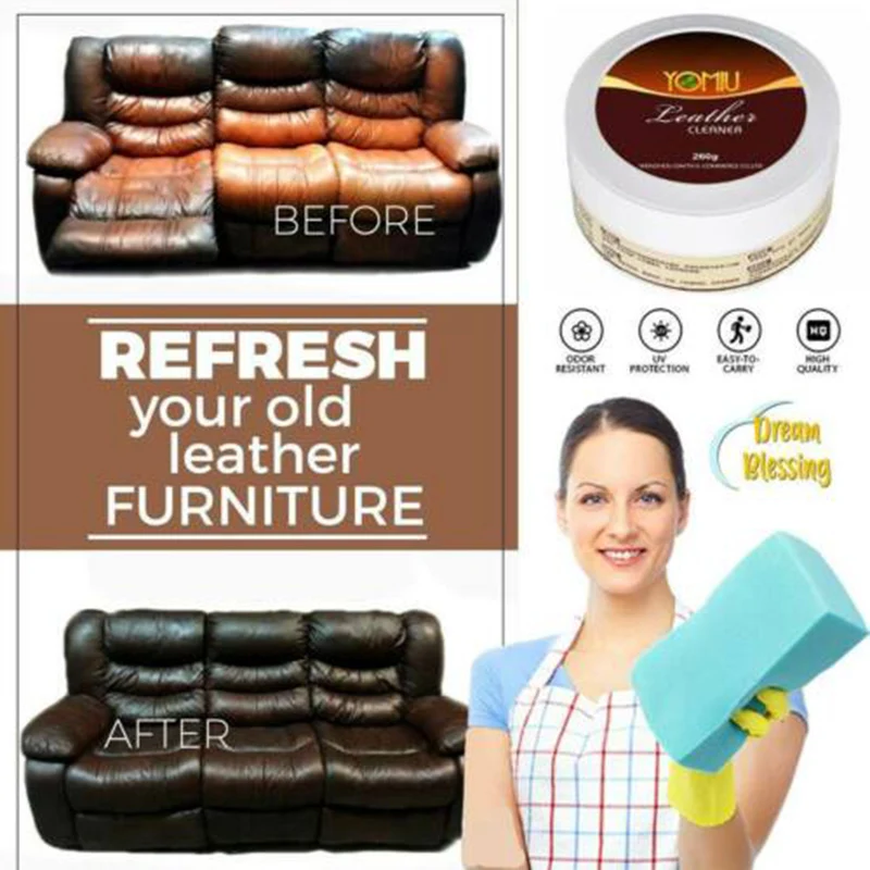 

New Multifunctional Cleaner Car Sofa Leather Shoe refurbishing agent Descaling Cleaning Cream All-Purpose Repair Tool