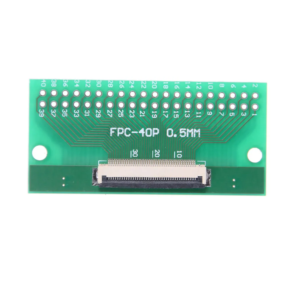 1 шт. 0 5 мм FFC FPC на 40P DIP 2 54 Двухсторонний PCB преобразователь платы адаптер гнездовая
