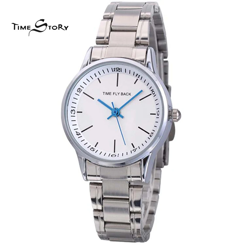 Brand Time Fly back Anti clockwise Classic Fashion Watch Women Quartz Wrist Watches 3ATM Waterproof Customized