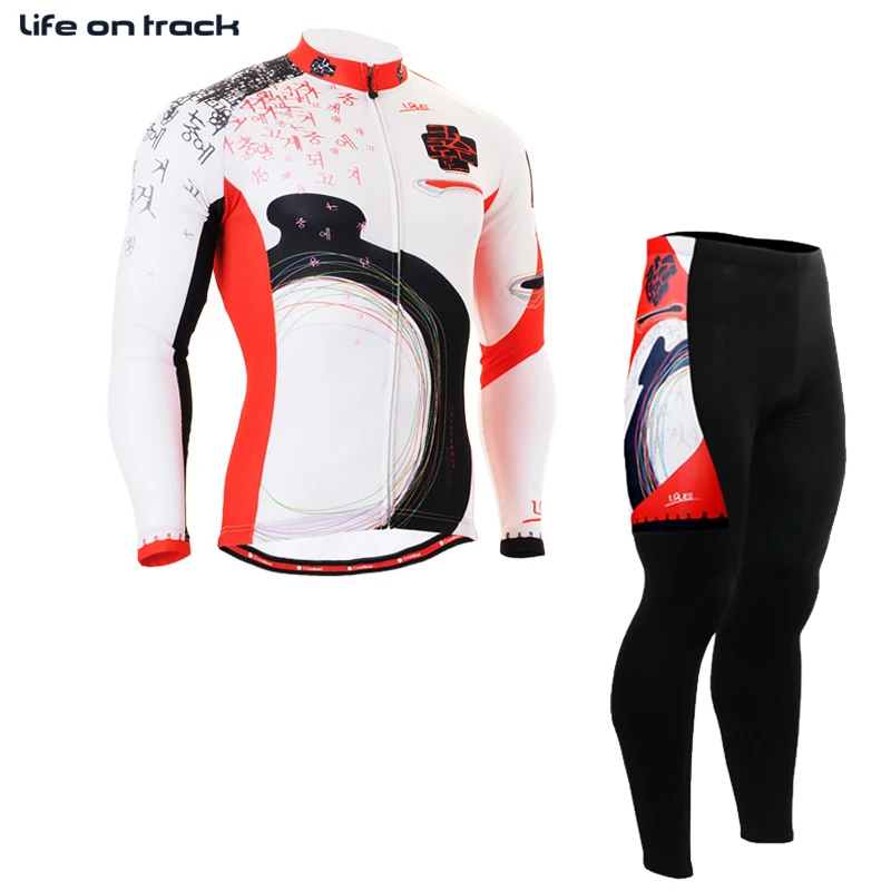 

Mens Winter Printing Long Sleeve Bicycle Clothing Tights Jersey Cycling Skin Meia De Compressao Para Correr Clothes