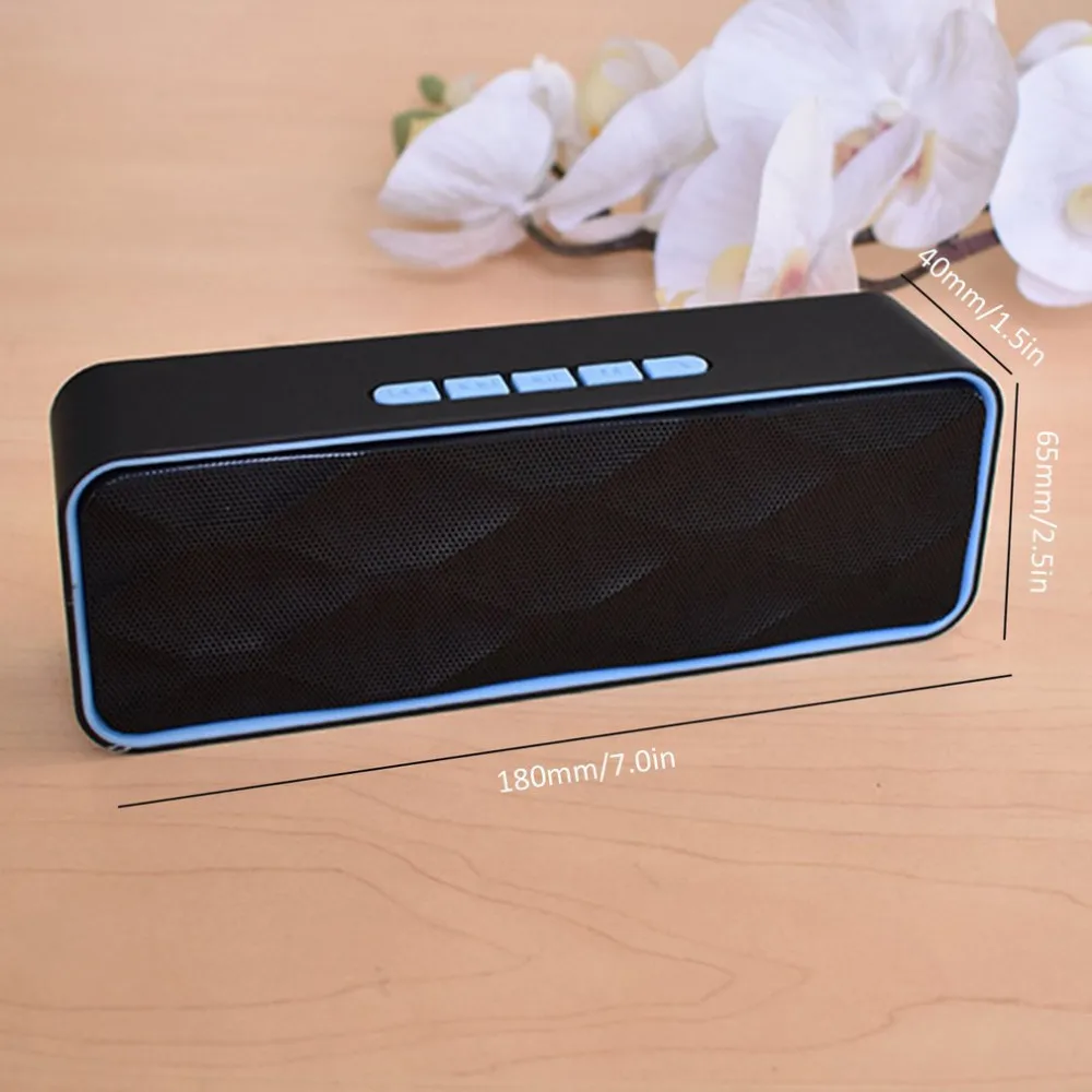 S211 портативный открытый Bluetooth динамик HD стерео Колонка для басов Беспроводная