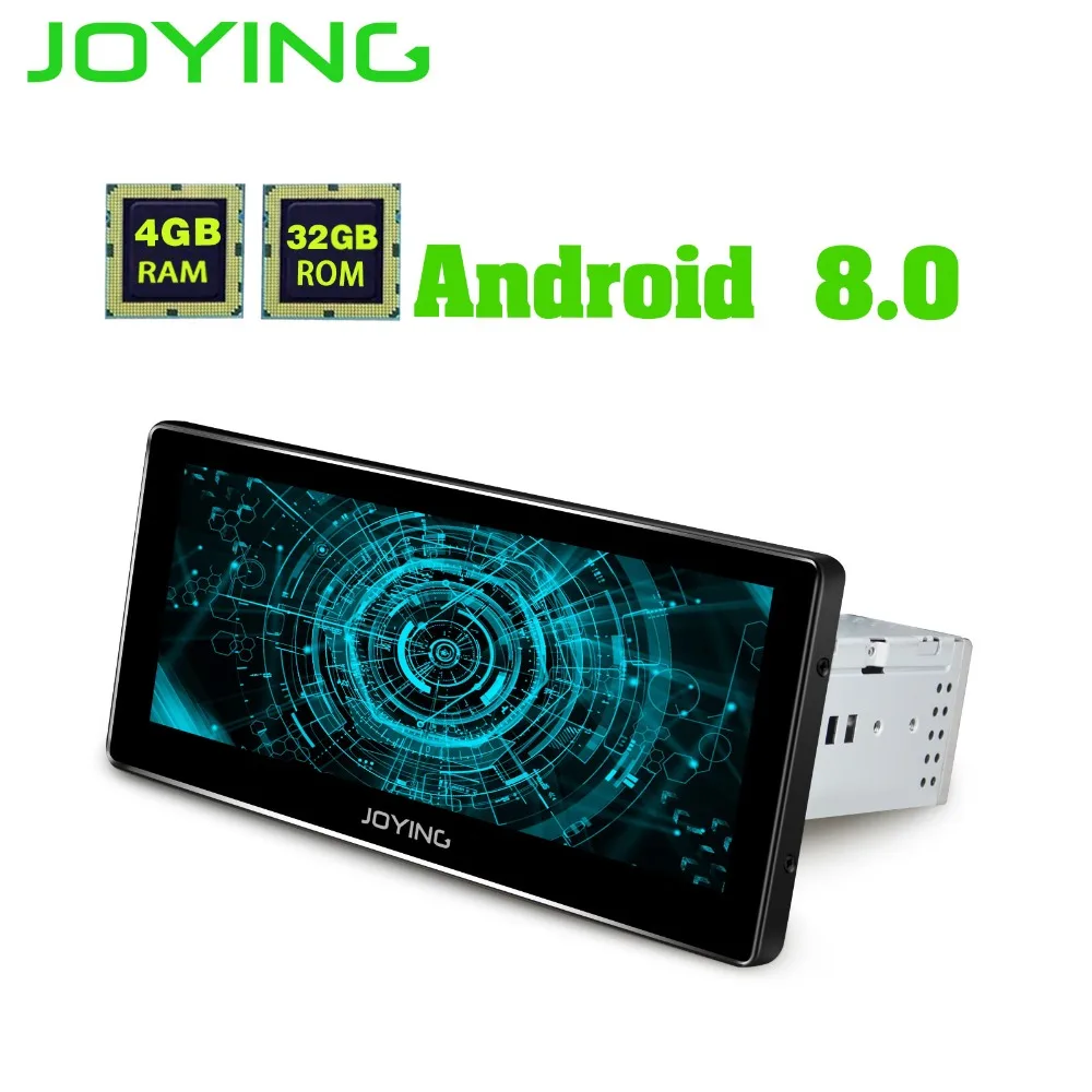 

JOYING 4GB RAM 1Din HD 8' Android 8.1 Car Radio Audio Octa core Stereo head unit DSP tape recorder GPS Autoradio support Carplay