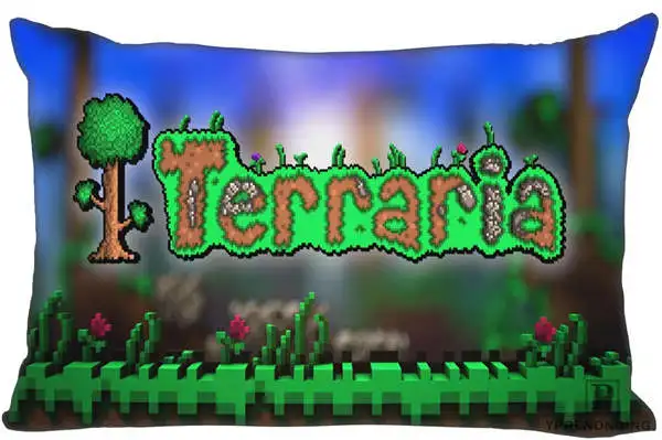 Лучшие пользовательские Terraria наволочки прямоугольные Наволочки на молнии 35x45 см(с одной стороны печати) 180516-sina-01 - Цвет: Rectangle Pillowcase