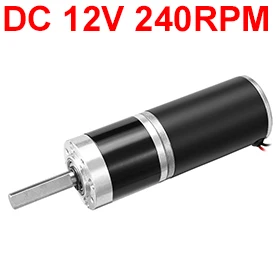 

Uxcell High Quality 1PCS DC 12V 240RPM Planetary Motor w Carbon Brush Gearbox Speed Reducer 36mm Diameter DIY Great Replacement