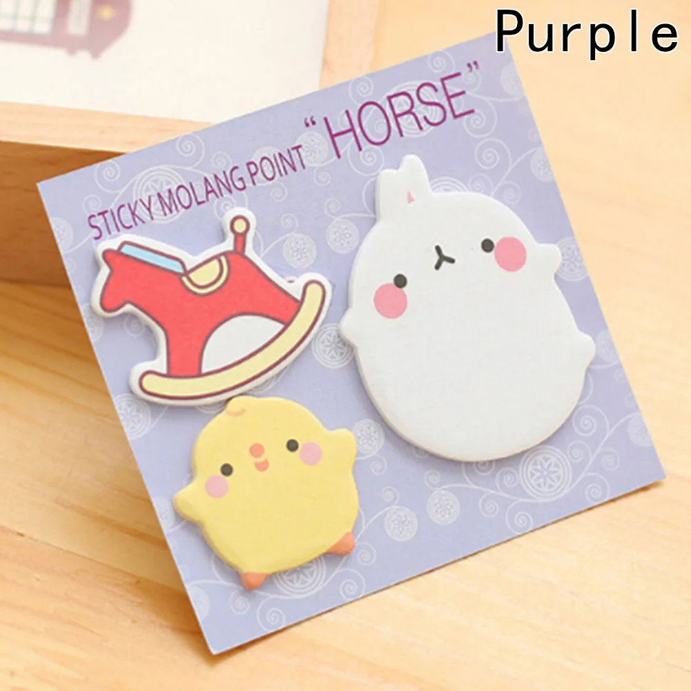 

New Cartoon Rabbit Sticky Notes Creative Notepad Memo Pads Office Supplies School Stationery