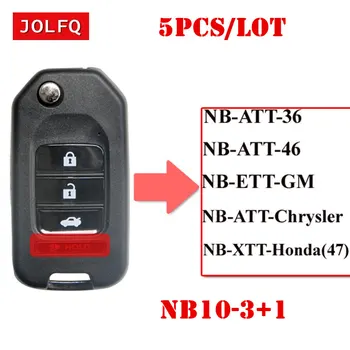

5PCS/LOT KEYDIY NB10 NB Series Remote Car Key With PCF 3 / 4 Buttons For KD900/KD900+/URG200 KD MINI Key Programmer