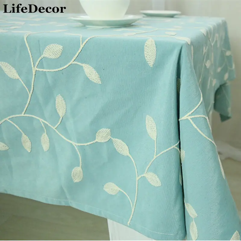 Embroidered Embroidery Tablecloth Square Rectangular Crochet Dinner