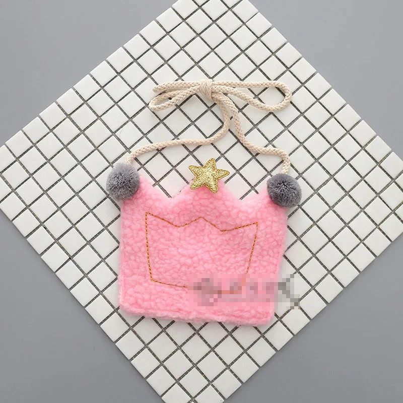 1 Pc Cute Cartoon Queen Crown Borsa Della Peluche Anime Geniale Portatile Del sacchetto Del Raccoglitore Delle Donne Della Borsa Delle Ragazze Della Borsa Regali Per I Bambini bambini