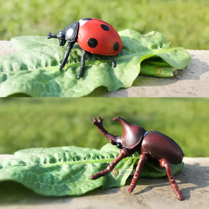 9 Adet Grup Bocekler Oyuncak Ugur Bocegi Orumcek Mantis Bal