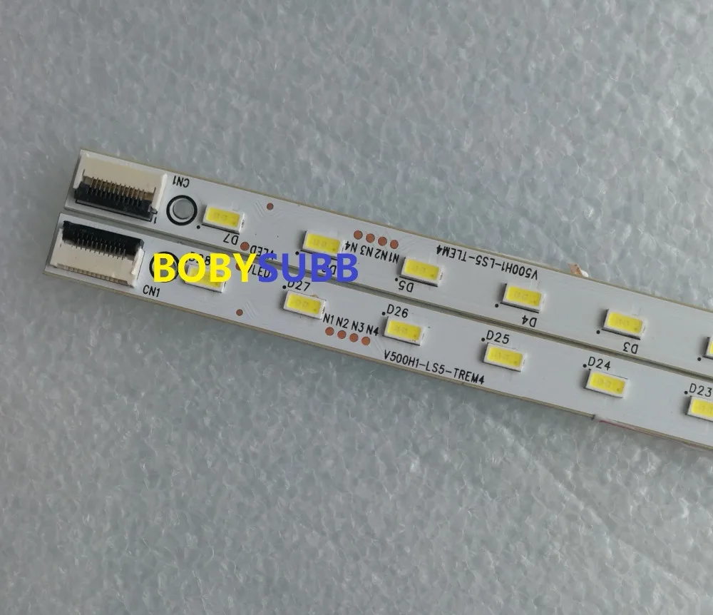 

A Pair Used V500H1-LS5-TREM4 V500H1-LS5-TLEM4 For TCL/Skyworth/Haier/Hisense 50 Inch LED Backlight Strip