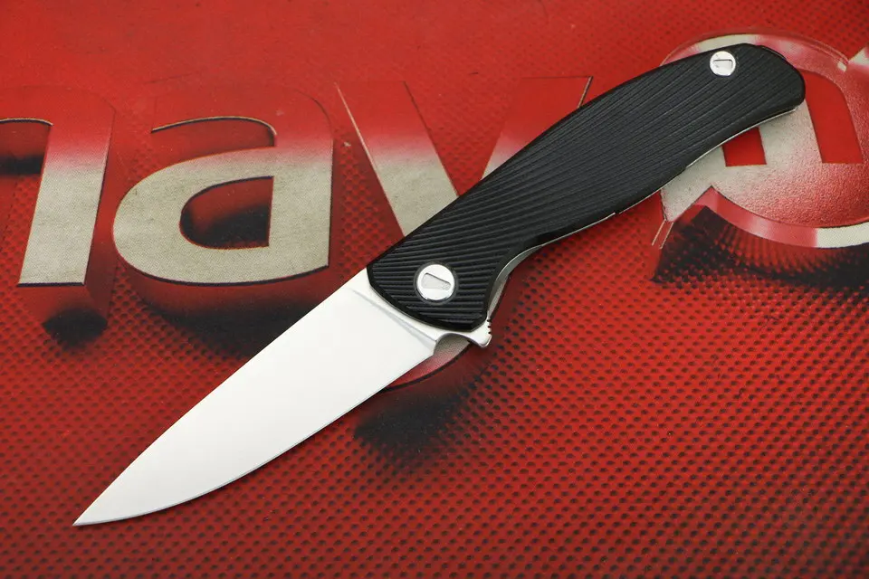 LOVOCOO HATI низкая версия Флиппер складной нож D2 лезвие G10 ручка Открытый Отдых Охота Карманные Ножи EDC инструменты выживания - Цвет: black