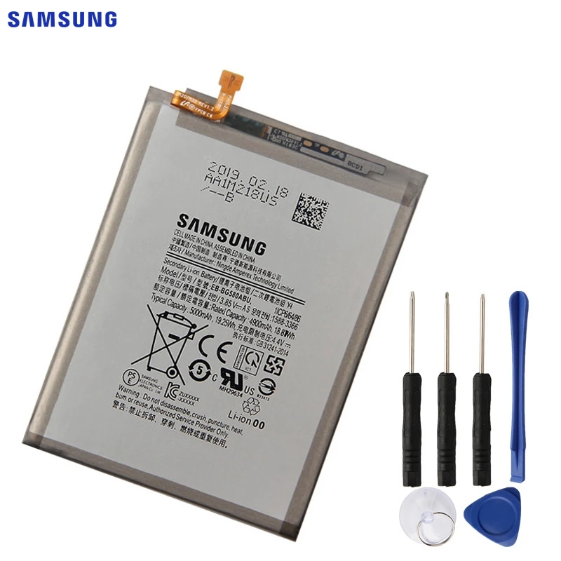 

SAMSUNG Original Battery EB-BG580ABU For SAMSUNG M20 SM-M205F 5000mAh Authentic Battery