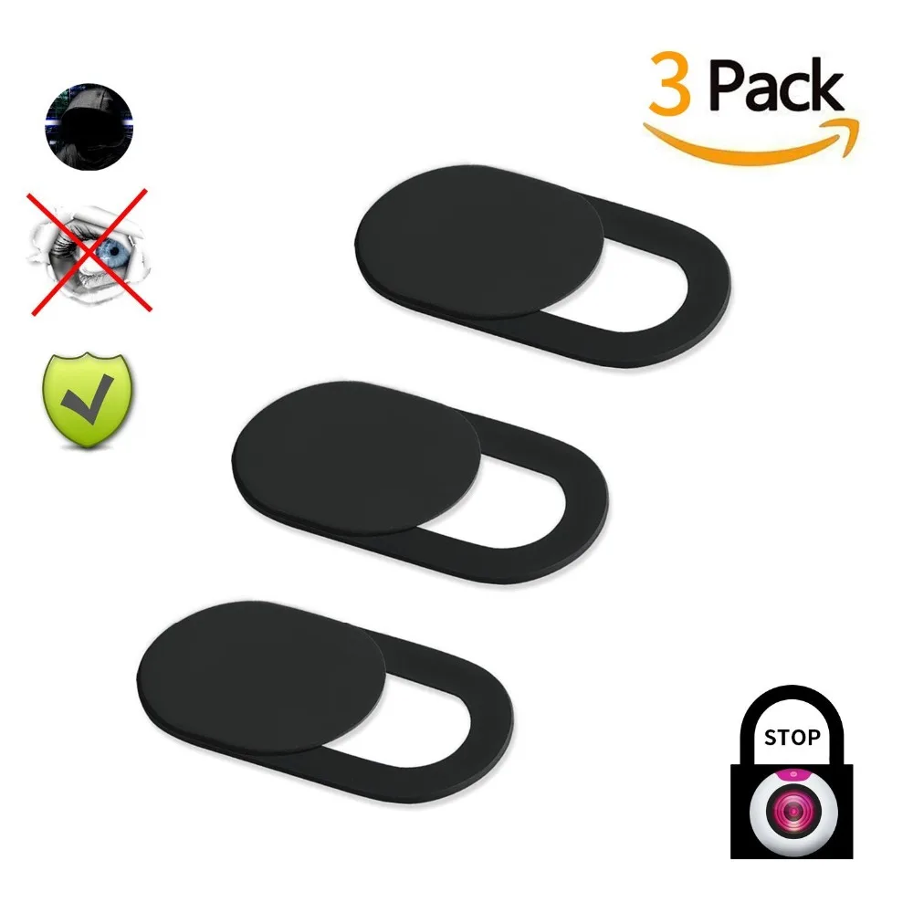 

3 Pack Webcam Cover Ultra Thin Slider For Laptop iPad Macbook Mac Tablet All-in-one desktop Camera Cover Shutter Privacy Sticker