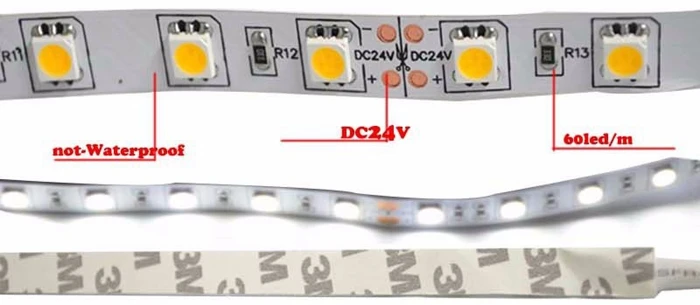 5M DC24V IP65 Водонепроницаемый гибкие smd светодиодные полосы 5050 300 светодиодный освещение Светодиодная лента на открытом воздухе декоративная веревка WarmWhite белый RGB